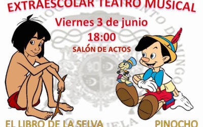 FESTIVAL TEATRO MUSICAL INFANTIL Y PRIMARIA 03 DE JUNIO. Extraescolares.