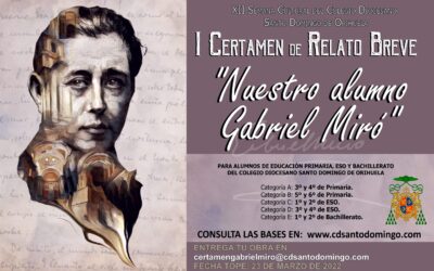 I Certamen de Relato Breve Nuestro alumno Gabriel Miró.
